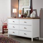 Dressoir Celeste wit/honingkleuren