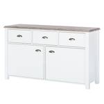 Sideboard Chateau I wit/San Remo eikenhouten look