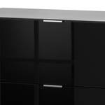 Buffet Cleo I Noir Pieds en chrome