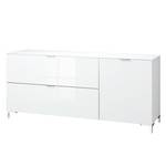 Sideboard Cleo II Weiß Chromfüße