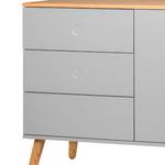 Sideboard Dot I Eiche teilmassiv - Grau