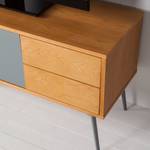 Dressoir Eno II eikenhout/grijs