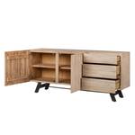 Dressoir Fredericia deels massief acaciahout/metaal - Breedte: 185 cm