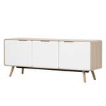 Sideboard Helvig II Eiche / Weiß