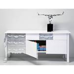 Sideboard Janus Silber - Holzart/Dekor - Holz teilmassiv - 170 x 75 x 56 cm