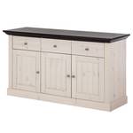 Buffet Lyngby I Pin massif - Pin blanc / Pin Wengé