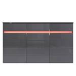 Buffet Margalida (éclairage fourni) Anthracite brillant - Anthracite