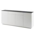 Buffet Milton III Mat Blanc / Gris minéral