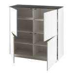 Highboard Milton I mat wit/steengrijs