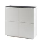 Highboard Milton I Matt Weiß / Steingrau