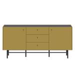 Sideboard Monteo II Olivgelb / Schiefer