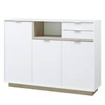 Dressoir My Ell II Wit/eikenhouten look