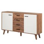 Sideboard Nilsson I deels massief sheeshamhout sheeshamhout/wit