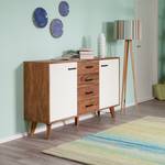 Sideboard Nilsson I deels massief sheeshamhout sheeshamhout/wit