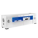 Buffet Ocean Groove I Système audio inclus - Eclairage fourni - Blanc brillant