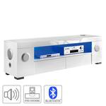 Buffet Ocean Groove I Système audio inclus - Eclairage fourni - Blanc brillant