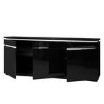 Sideboard Electra Schwarz / Chrom