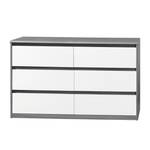 Sideboard Soft Smart II zilvereikenhouten look/wit