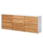 Highboard Misano Knoesteikenhout/wit