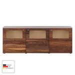 Sideboard Solano II Nussbaum / Platingrau - Mit Beleuchtung