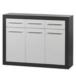 Sideboard Sonana Hochglanz Weiß / Anthrazit