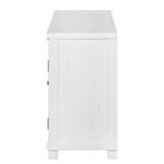 Buffet South Hampton I Acacia partiellement massif - Blanc