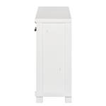 Buffet South Hampton II Acacia partiellement massif - Blanc