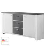 Sideboard Troway II Grau - Weiß - Holzwerkstoff - 169 x 90 x 41 cm