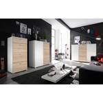 Kast Vestby II Wit/lichte San Remo eikenhouten look - Breedte: 50 cm