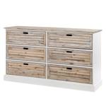 Dressoir Westcoast I- massief acaciahout massief acaciahout - wit