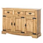 Commode Zacateca 3 deuren - massief gewaxt en antiek grenenhout