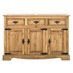 Commode Zacateca 3 deuren - massief gewaxt en antiek grenenhout