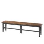 Banc Balignton II Pin massif - Gris - Largeur : 180 cm