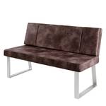 Banc Great Bend Microfibre / Métal - Marron vintage