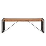 Banc MANCHESTER 145 cm - Bois / métal - Acacia partiellement massif / anthracite - 145 x 35 cm