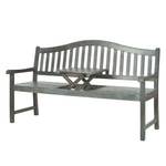 Banc d'assise Mischa Acacia massif - Gris