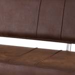 Banc Scalea Microfibre / Acier - Nougat