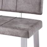 Banc Scalea Microfibre / Acier - Gris solino