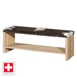 Banc d'assise St. Moritz Chêne sauvage massif