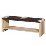 Banc d'assise St. Moritz Chêne sauvage massif