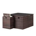 Sitzgruppe Paradise Lounge I (5-teilig) Braun / Beige