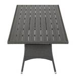 Table et chaises Paradise Lounge II Polyrotin gris