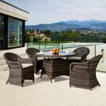 Sitzgruppe Royal Comfort (5-teilig) Polyrattan Braun