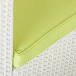 Gartengruppe White Cloud (4-teilig) Polyrattan/Textil Weiß/Kiwi