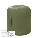 Tabouret Cilaos Cuir véritable - Vert olive