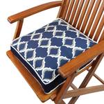 Coussin dassise Delcambre Tissu - Bleu