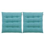 Coussin de chaise Needlestripe Tissu - Turquoise