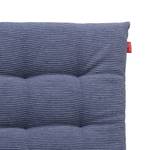 Sitzkissen Needlestripe (2er-Set) Webstoff - Marineblau