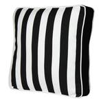 Coussin dassise Perry Tissu - Noir / Blanc