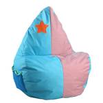 Kindersitzsack Anton Stern Nylon - Hellblau / Rot